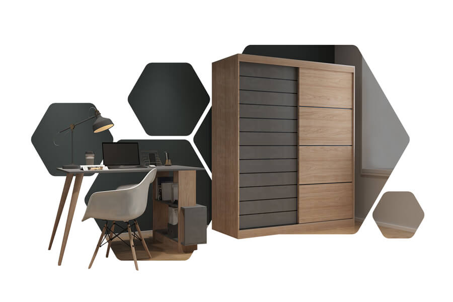 کمد ریلی مدرن کرکره ای بدون کشو