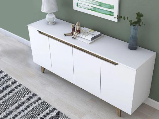 میز کنسول اسپرت سفید جادار