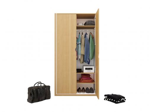 کمد لباس ام دی اف سفید لولایی جزیره